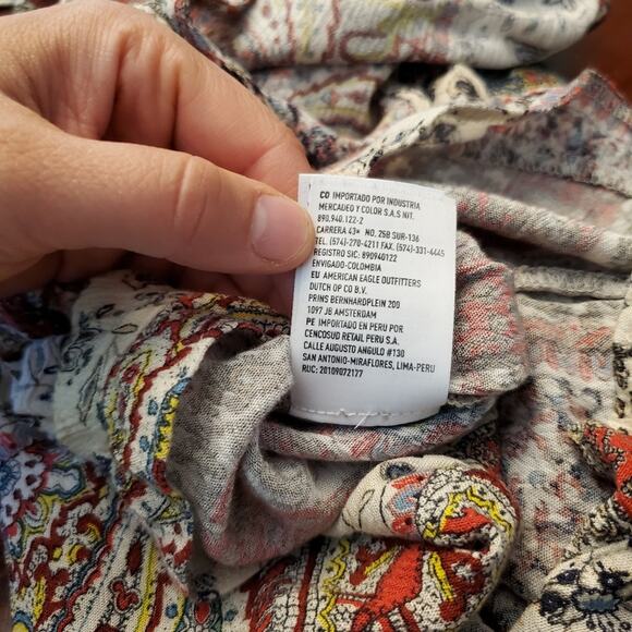 American Eagle romper xs paisley - Picture 12 of 12